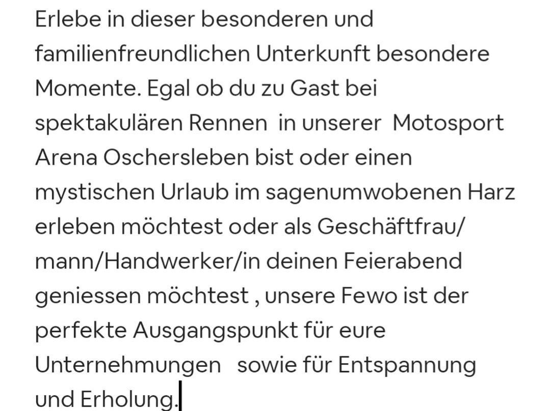 Fewo Am Grossen Bruch Oschersleben Eksteriør billede